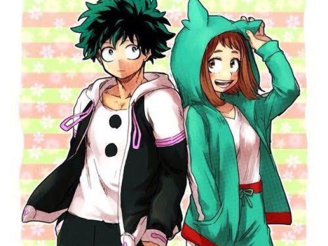 Midoriya e Uraraka