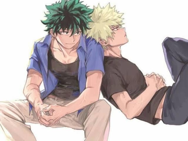 Midorya e Bakugou