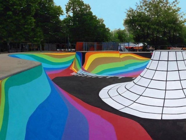 Na sua pista de skate preferida