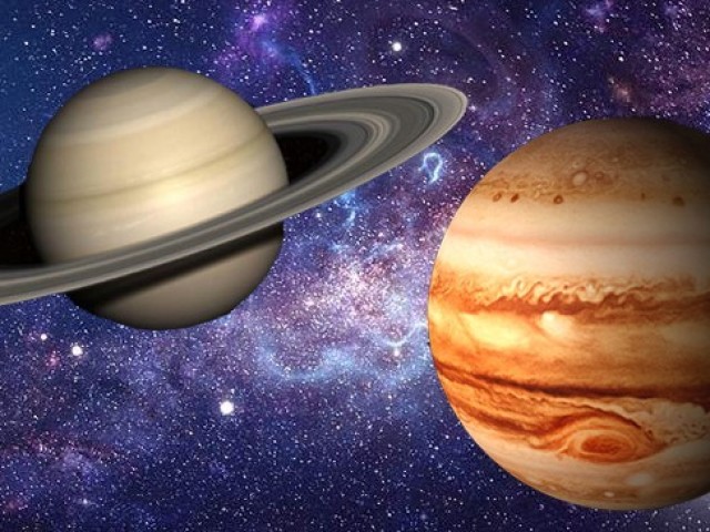 Saturno e Júpiter