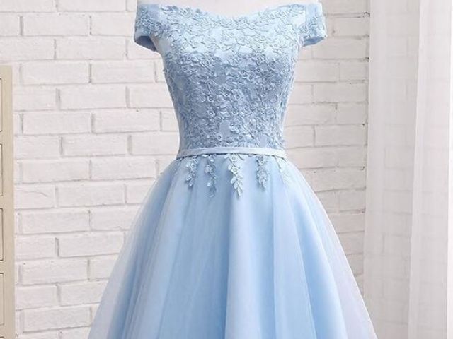 Vestido lindo azul