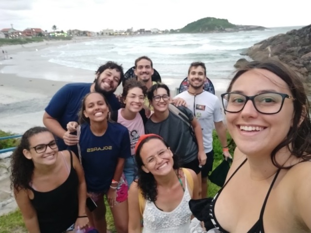 Fui na praia limpa