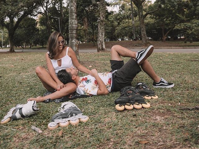 Em um parque...❤💕