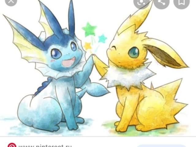 Vaporeon e Jolteon