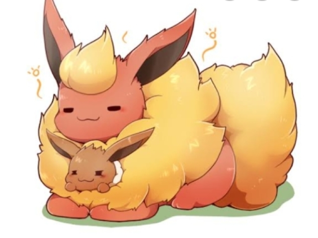 Flereon e Eevee