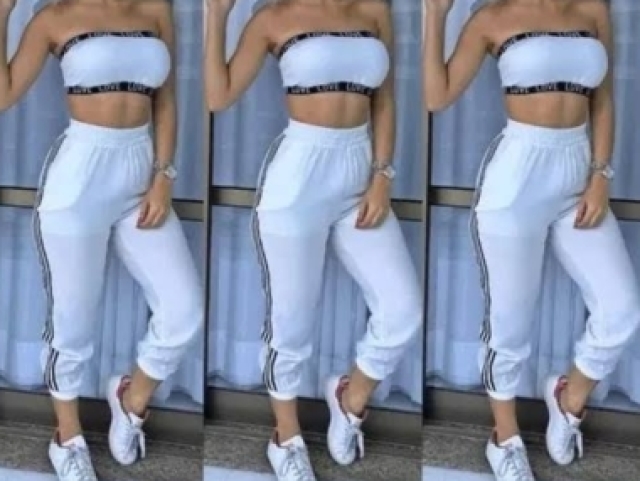 Cropped+calça