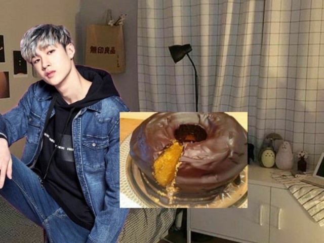Bolo de cenoura com Chan