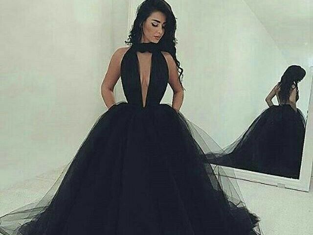 Vestido longo preto🖤🖤🖤