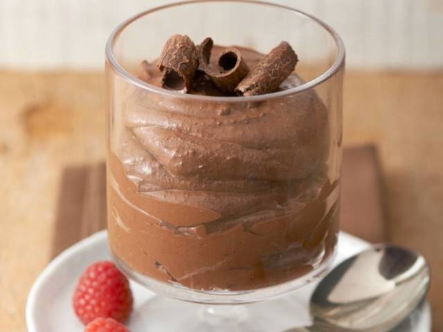 Mousse (neste caso de chocolate)