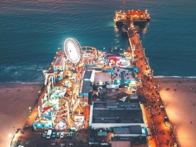 (mais imagens do pier de Santa Monica)