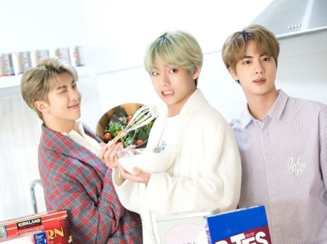 Com quem você namoraria? Jin, RM ou V?