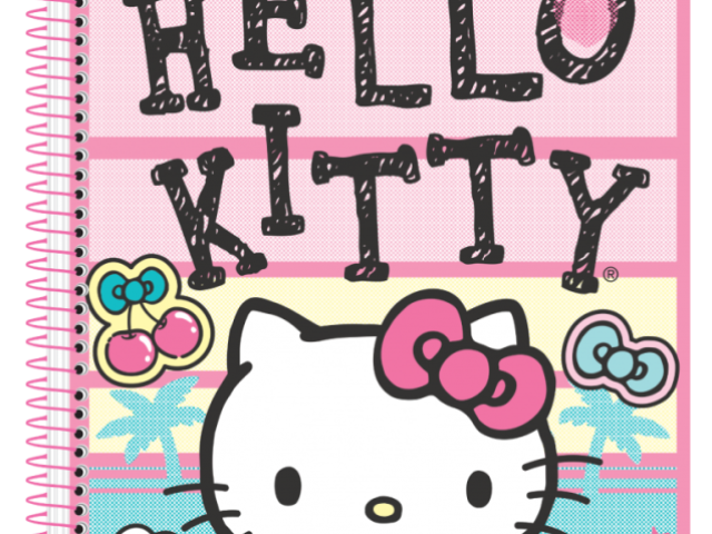 caderno da Hello Kitty