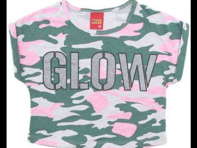 Top listrado rosa e verde?