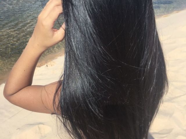 não pretendo pinta meu cabelo .