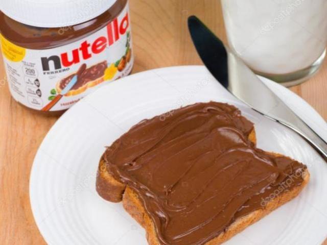 só um pão nutella