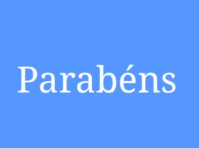 Parabéns