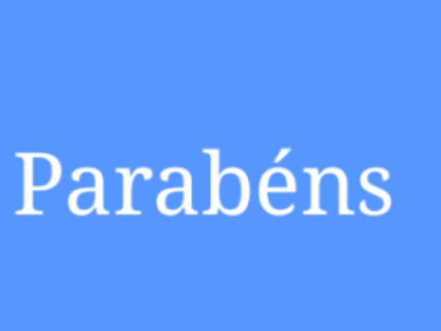 Parabéns !!