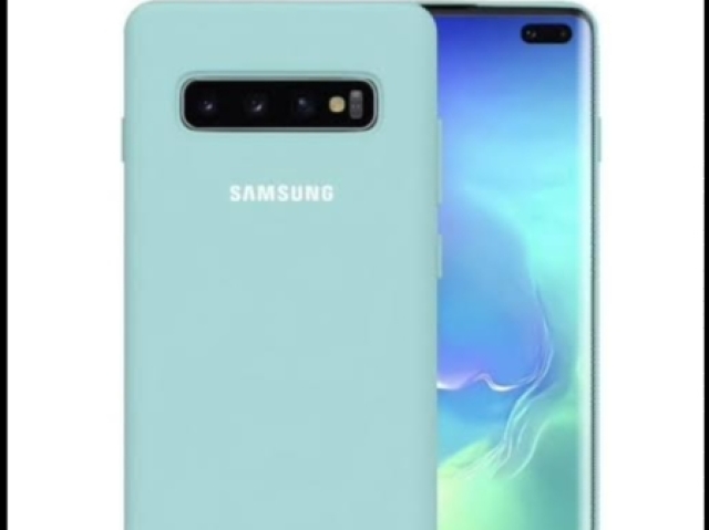 Esse Samsung s10 maravilhoso, com essa capinha delicada e linda.