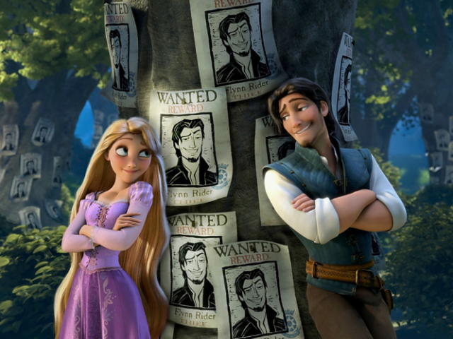 Rapunzel e Flynn - Enrolados