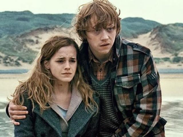 Hermione e Rony - Harry Potter