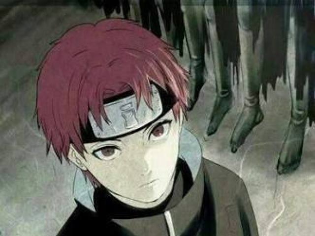 Sasori pequeno ( com suas marionetes atuais)