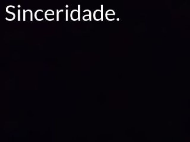 sinceridade