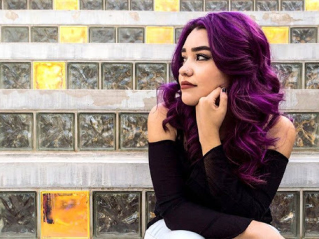 Cabelo roxo