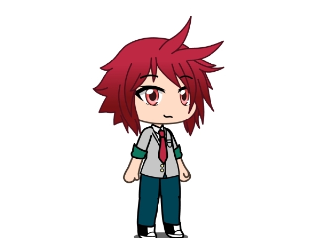 Kirishima-Ei s/s o que você faz aí em cima dessa árvore.
Você desce da árvore com um pulo e fala:
Vc-Eu esqueci meu dinheiro então eu vi essa maçã e subi na árvore
Kirishima- uau mas você quer almoçar comigo e meus amigos
Vc-claro