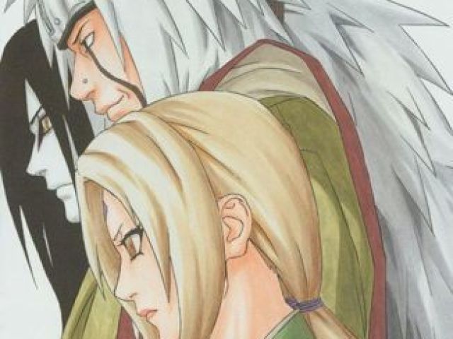 Tsunade Senju, Jiraya e Orochimaru