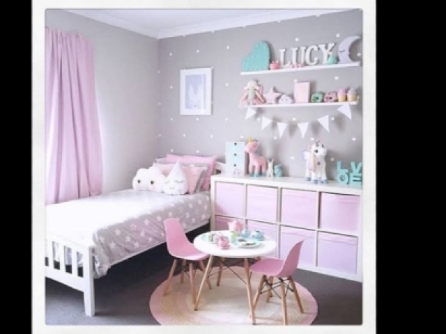 Quarto da sua filha bem decorado