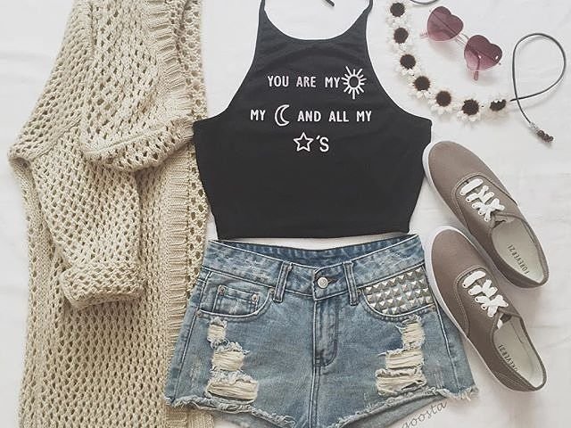 shorts e cropped