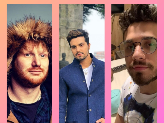 Ed Sheeran, Luan Santana, Gustavo Miotto