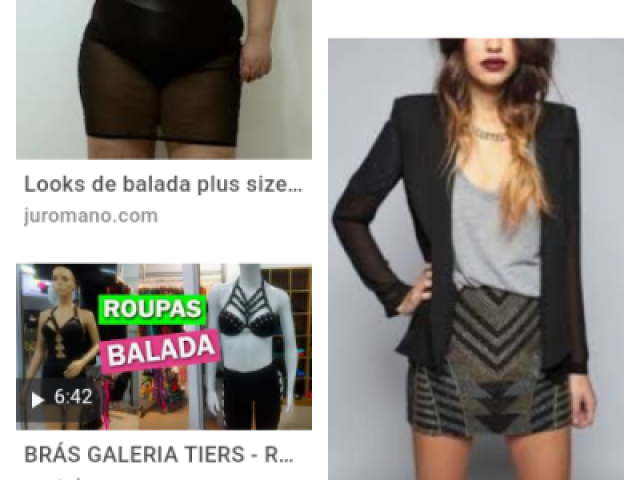 De novo so a roupa da menina decupem as poucas opsoes