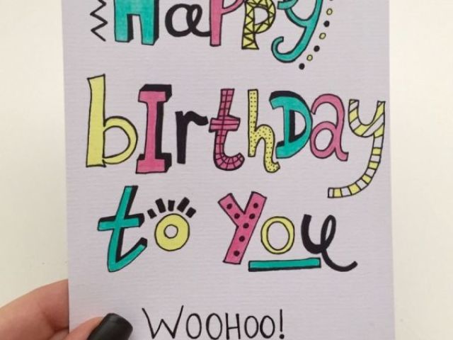 A birthday card with a very special message, after all I can't spend all my money on gifts.