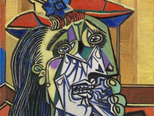 "A Mulher Que Chora" de Picasso