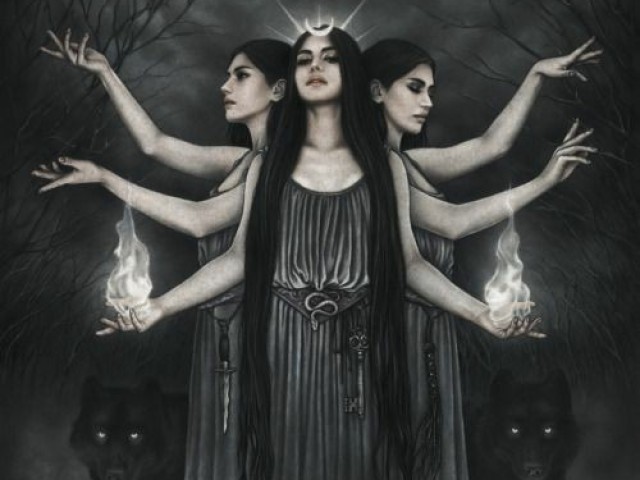 Hécate - Deusa da magia, da bruxaria, da noite, da Lua, dos fantasmas e da necromancia