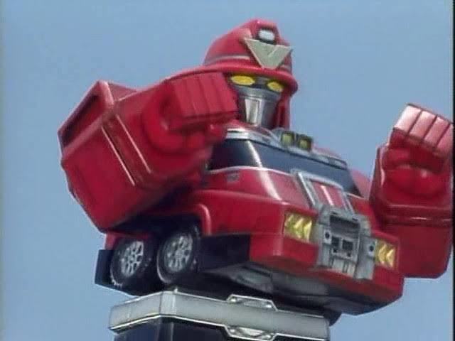 Resgate do domador de relâmpago (Modo de Posição Alta do Resgate do Domador de Relâmpago)
Forma de robô é um bombeiro. Empunhava um extintor de incêndio em forma de robô.