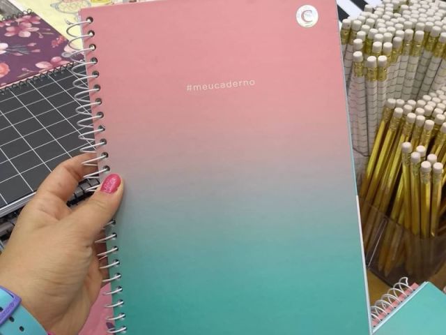 caderno pastel