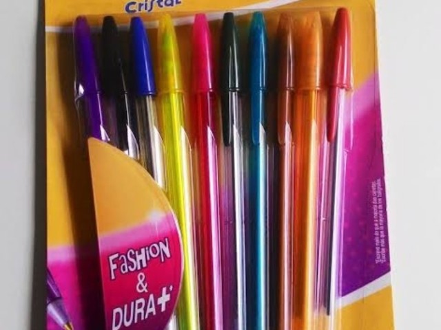 Canetas coloridas Fashion Bic