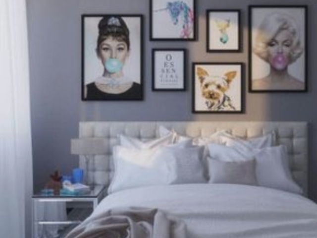 O quarto é maior
2