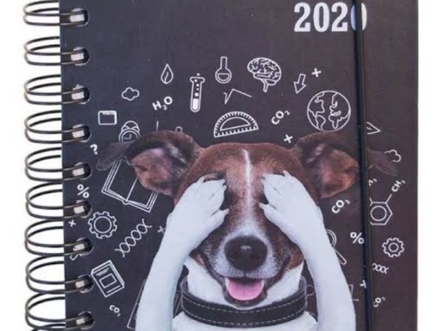 Agenda super fofa de cachorro