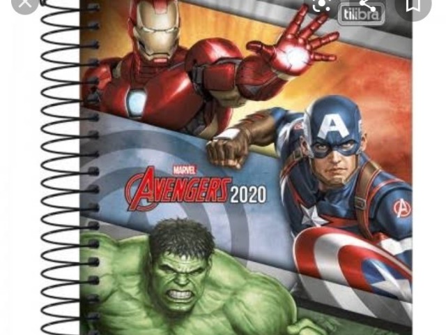 Uma agenda super legal dos super herois!entenderam a piadinha?!