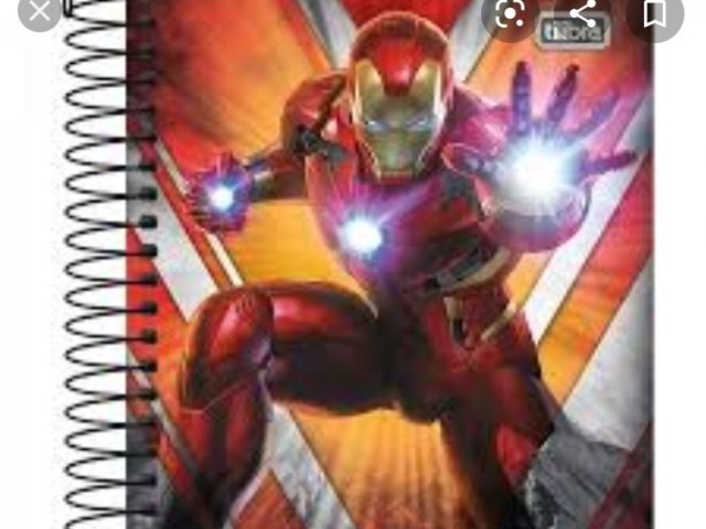 Uma agenda maravilhosa do homem de ferro