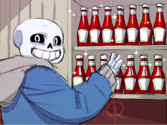 ketchup, frisk, papyrus