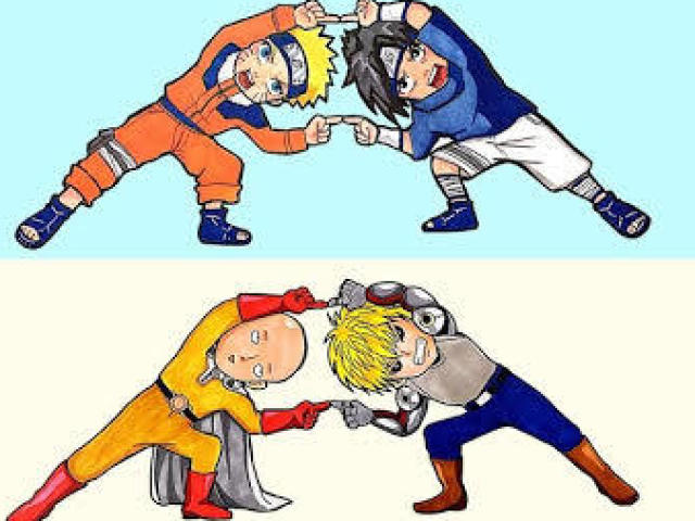 Naruto e one punch man