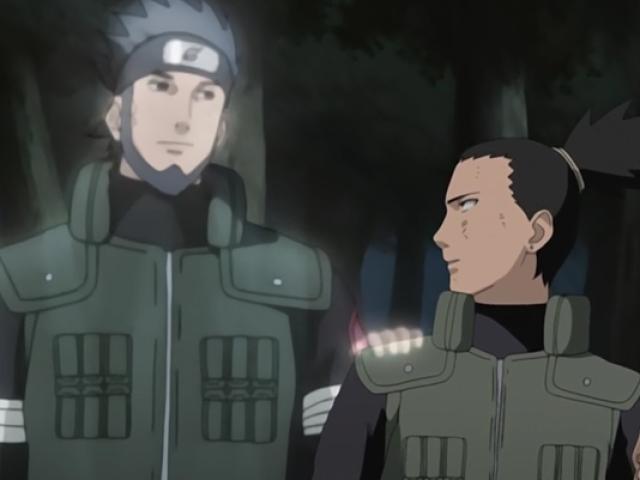 Shikamaru Nara e Asuma Sarutobi