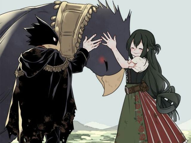 Tokoyami e Tsuyu