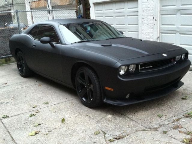 dodge challenger matte black