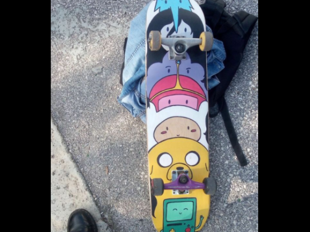 O seu skate