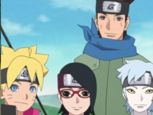 Konohamaru, Boruto, Sarada, Mitsuki